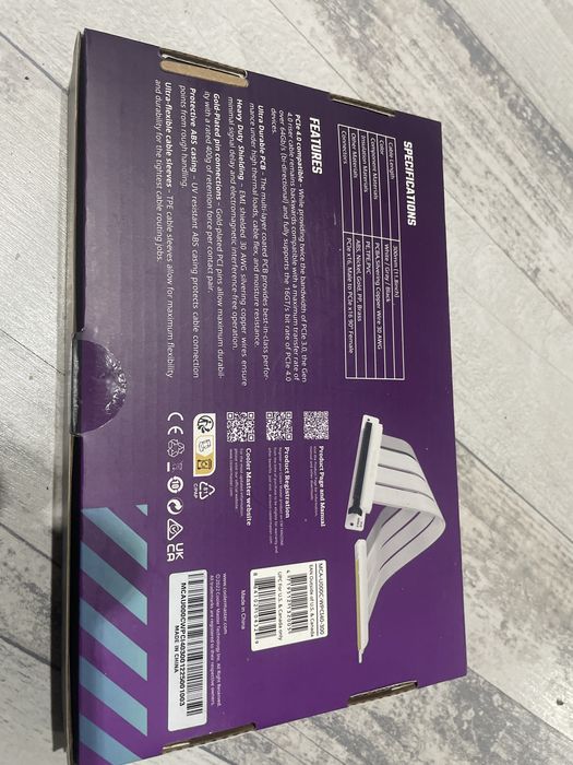 Tasma Cooler Master PCIe 4.0 x16 Riser Kabel 200mm / 300mm | NOWE ZAPLOMBOWANE