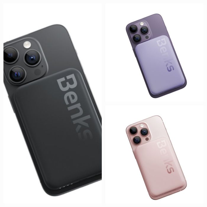 Benks Power bank 6000mAh MP10 - Typ C - magnetyczny z ładow. indukcyjn