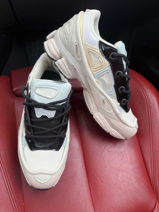 (БЕЗ ПЕРЕДОПЛАТИ) Adidas x Raf Simons Ozweego White Beige адідас раф