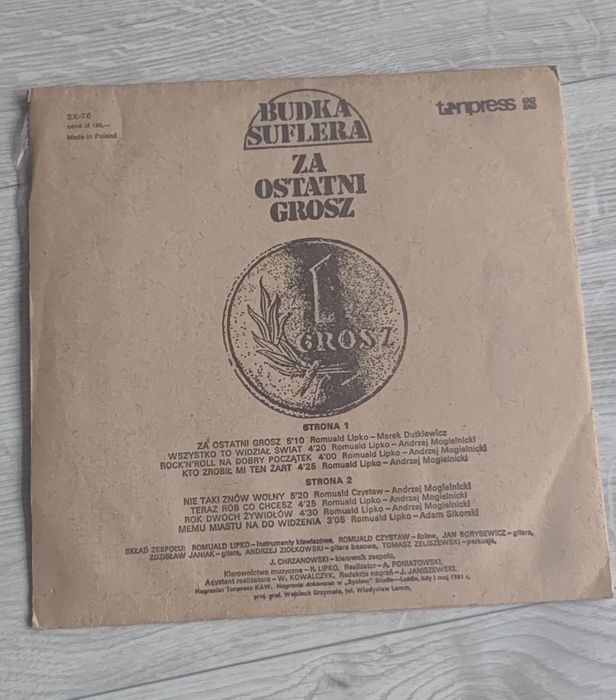Budka Suflera Za ostatni grosz winyl