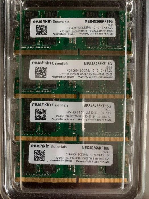 32GB 2x16GB 17000 19200 21300 25600 DDR4 2133 2400 2666 3200 sodimm