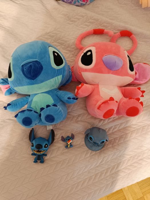 Stitch i Angel oraz plstikowe