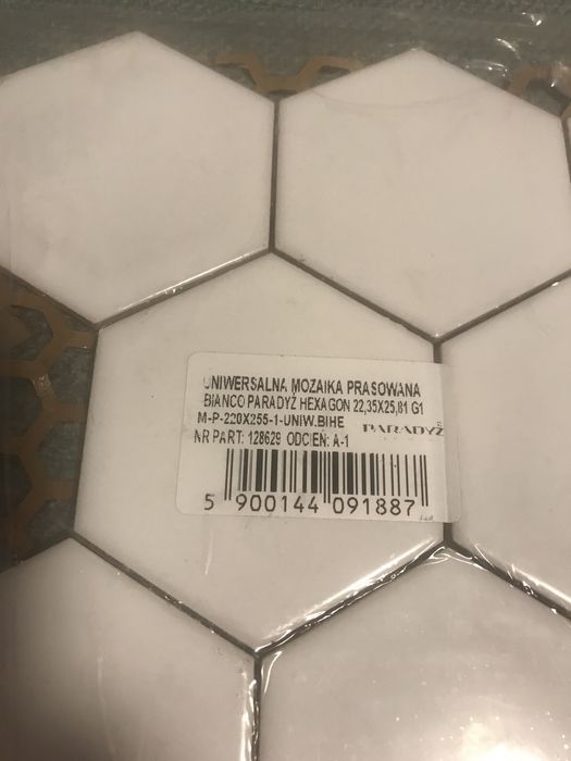 Mozaika paradyż heksagon