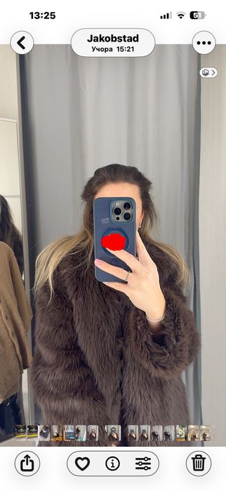 Шубка H&M  штучне хутро