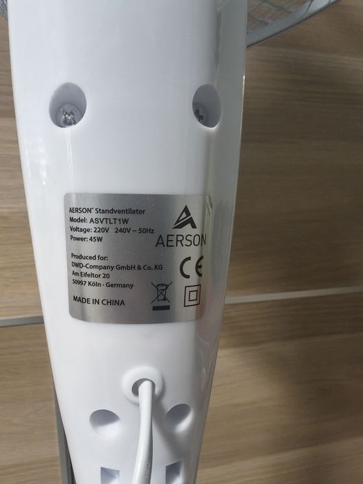 Wentylator podłogowy Aerson