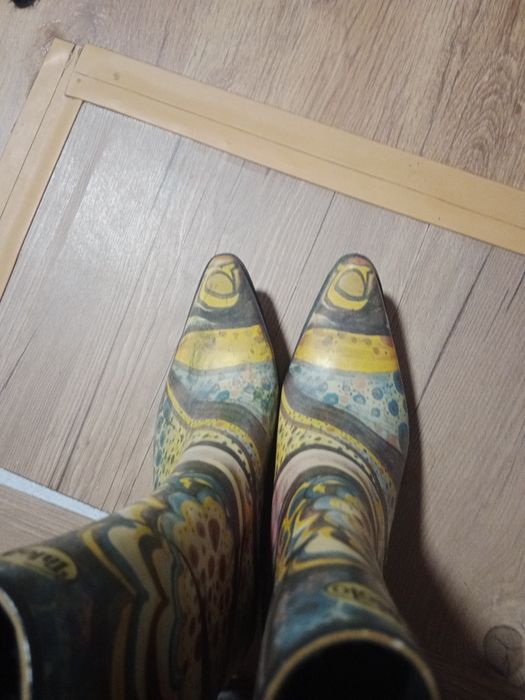Sprzedam kalosze ręcznie malowane