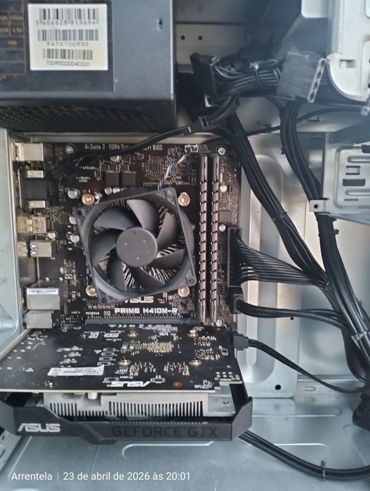 PC com Intel Core i5 10400F + 16GB DDR4 + SSD 512GB + Geforce 1650 4GB