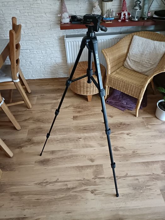 Statyw fotograficzny Slik F740 4 stopniowy super stan F 740
