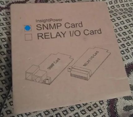 Интерфейсная карта Delta WEBSNMP (3915100120-S) нова