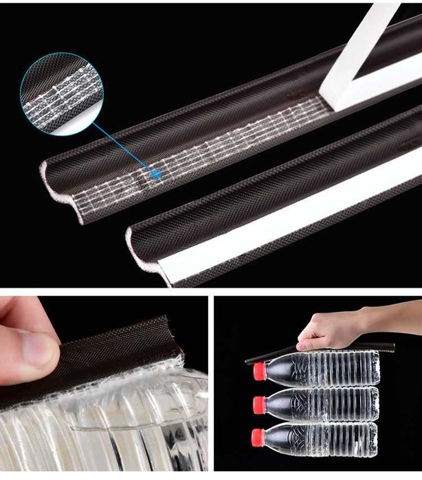 Samoprzylepna uszczelka do drzwi okien Taśma uszczelniająca Biała 10m