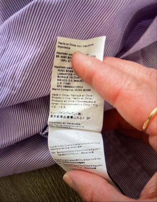 Hugo Boss meska koszula z krutkimi rekawami