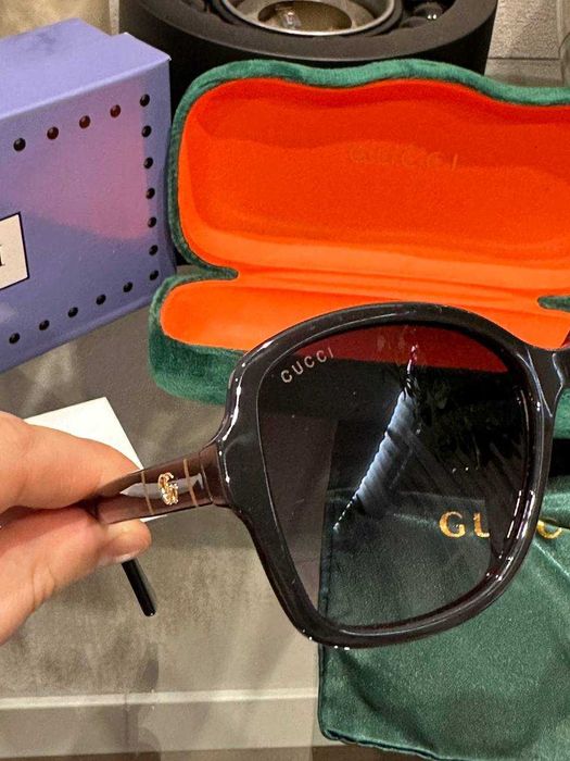 Сонцезахисні окуляри GUCCI GG0765SA 002 Жіночі Гуччі Черепаха