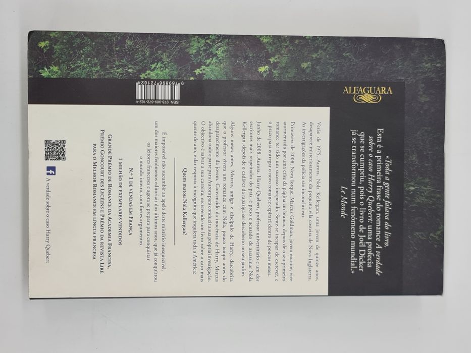 Livro A verdade sobre o caso Harry Quebert