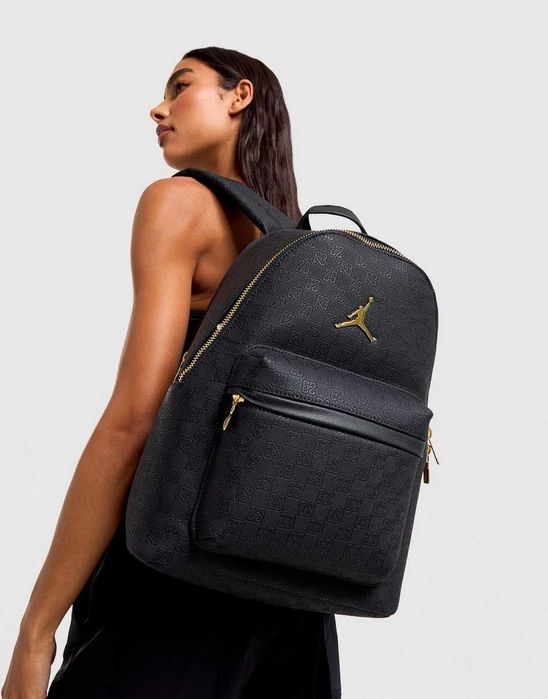 Рюкзак Jordan Monogram Backpack Black/Gold MA0986-K5X сумка Nike