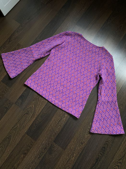 Кофта светр блуза топ з рукавами кльош етно бохо вінтаж вінтажна