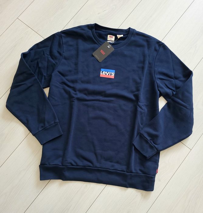 Nowa męska bluza LEVIS rozmiar M granatowa