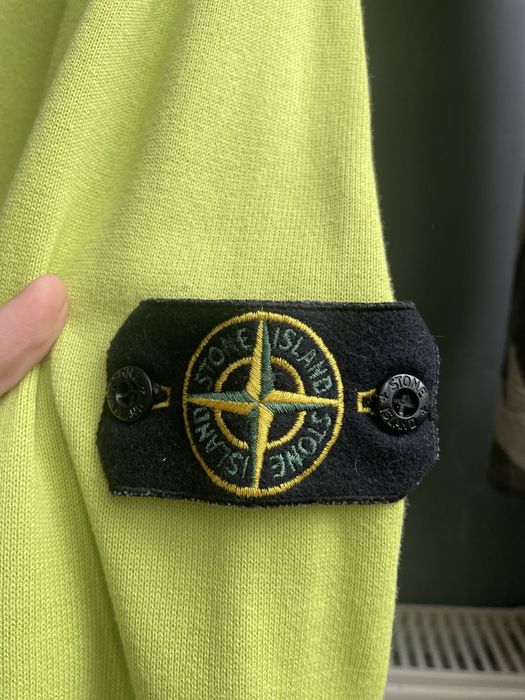 Оригінальний Трикотажний Светр Stone Island Зелений М