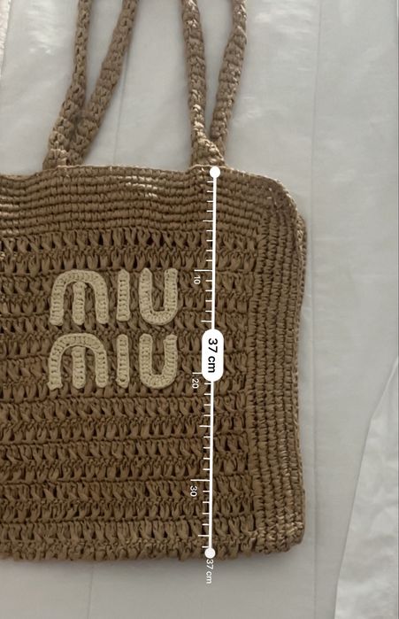 Bolsa praia Miu Miu