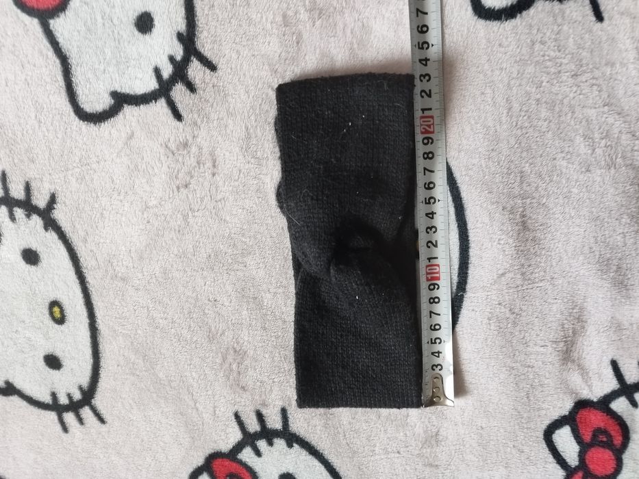 Opaska na głowę zimowa H&M czarna
