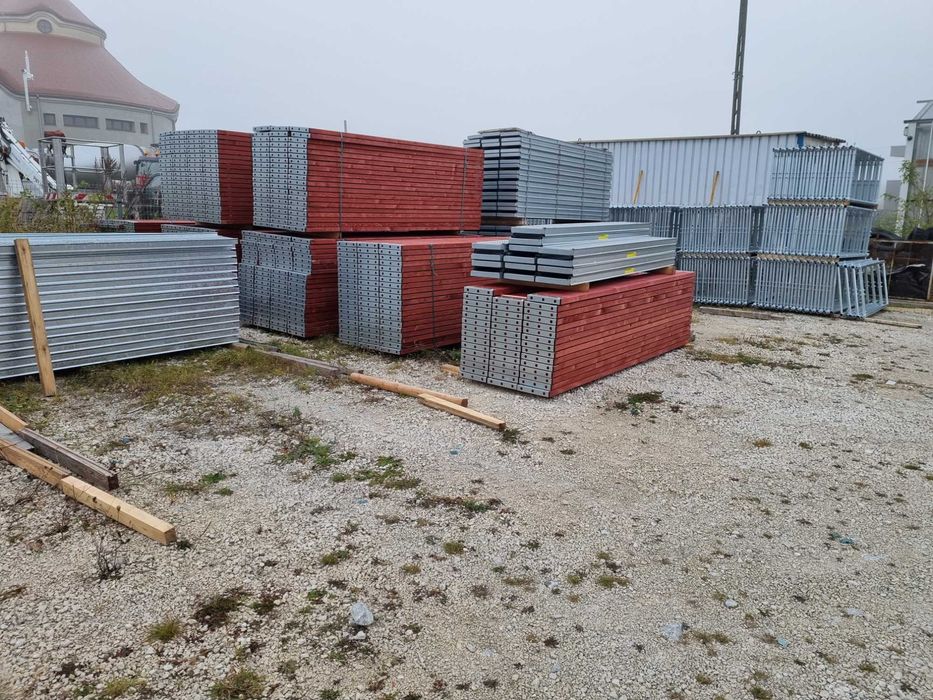 Rusztowanie elewacyjne system Plettac podest 3m, używany OKAZJA Pletak