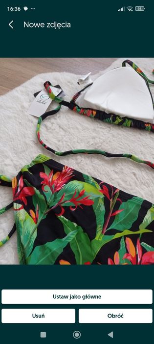 Strój kąpielowy w liście