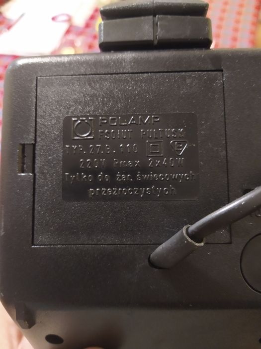 Lampka biurkowa z zegarkiem typ 27.B .101 Polamp