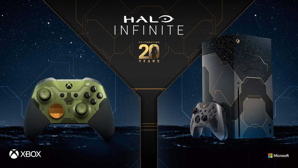 XBOX Series X HALO Infinite Limited + Pad HALO Infinite Elite - Nowy