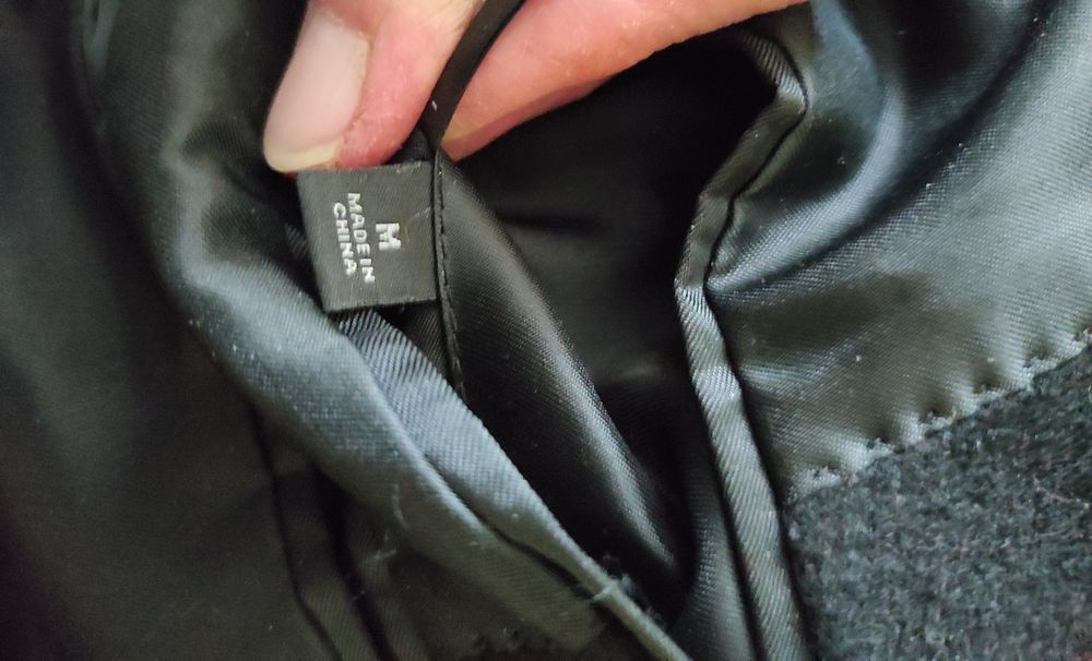 Płaszcz męski Uniqlo Wool i Cashmere rozmiar M kolor czarny