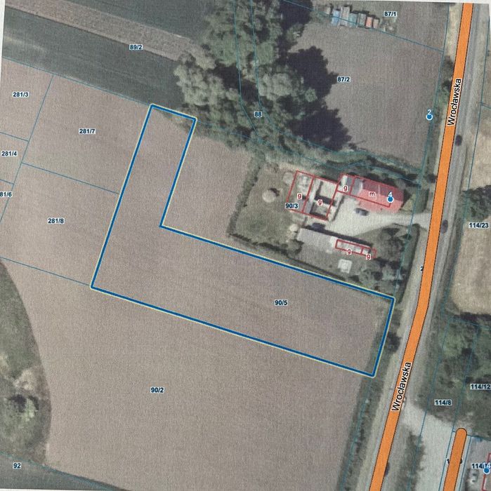 Duża działka budowlana 3264 m² z możliwością podziału – Polakowice