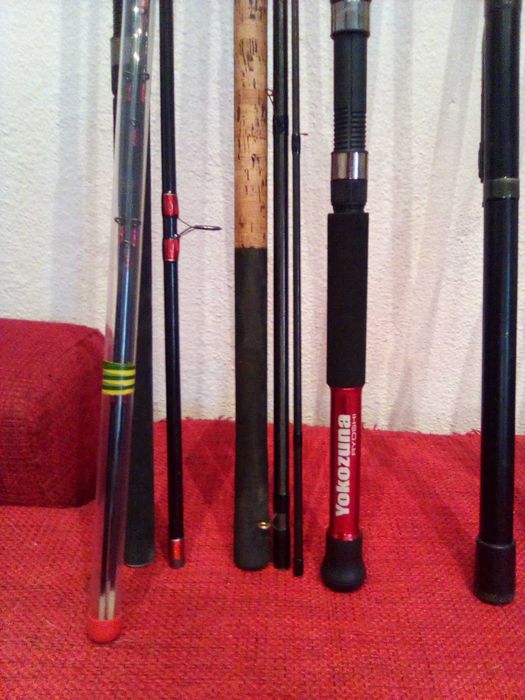 Canas de pesca barco