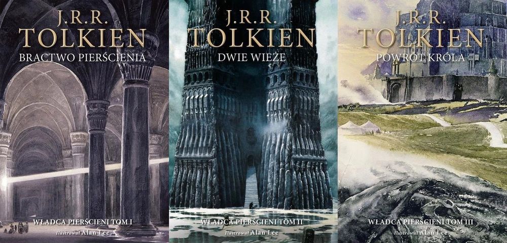 WŁADCA PIERŚCIENI Tom 1-3 Komplet J.R.R. Tolkien, nowe,