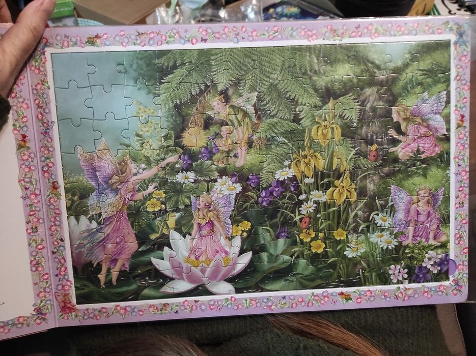 Livro puzzle O país das fadas