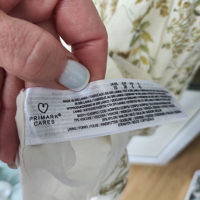 Легкий сарафан міді Primark з віскози | Ніжний квітковий принт