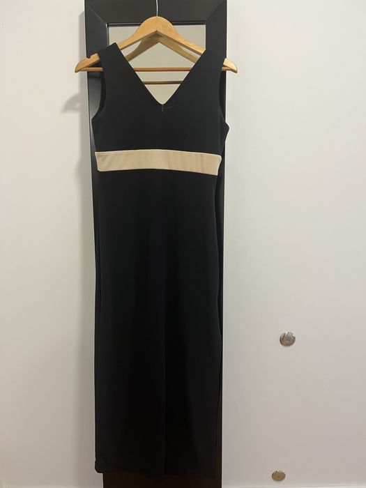Vestido comprido preto, 38/40