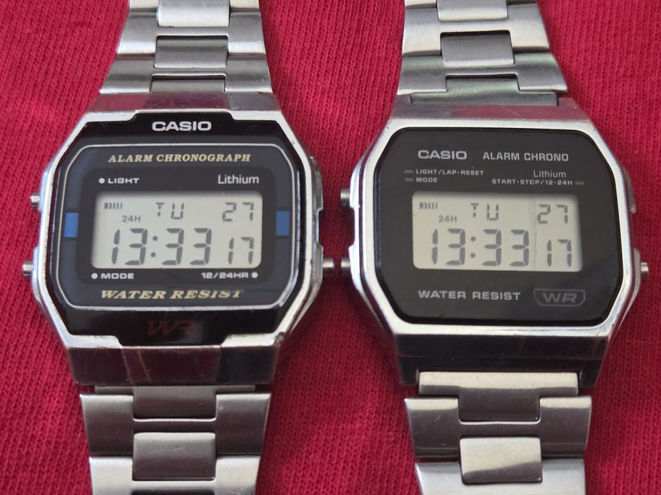 Dwa zegarki vintage CASIO