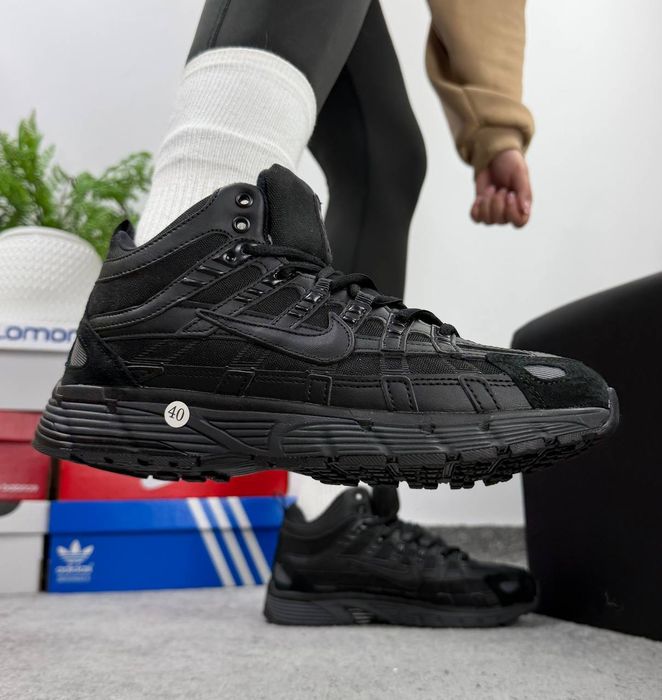 Кросівки Nike P-6000 Black Gore Tex ,хутро (37-45)