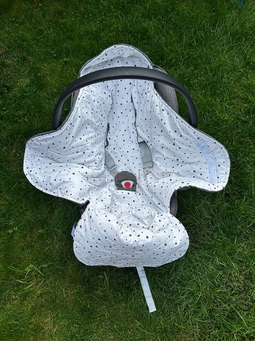 Fotelik Cybex Cloud Z2 i-Size Plus Soho Grey  + śpiworek