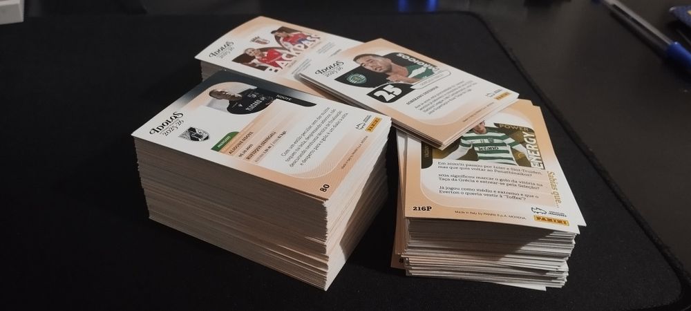 Troco e vendo Cartas e Cromos PANINI (Idolos,Liga Betclic, Fifa 365)