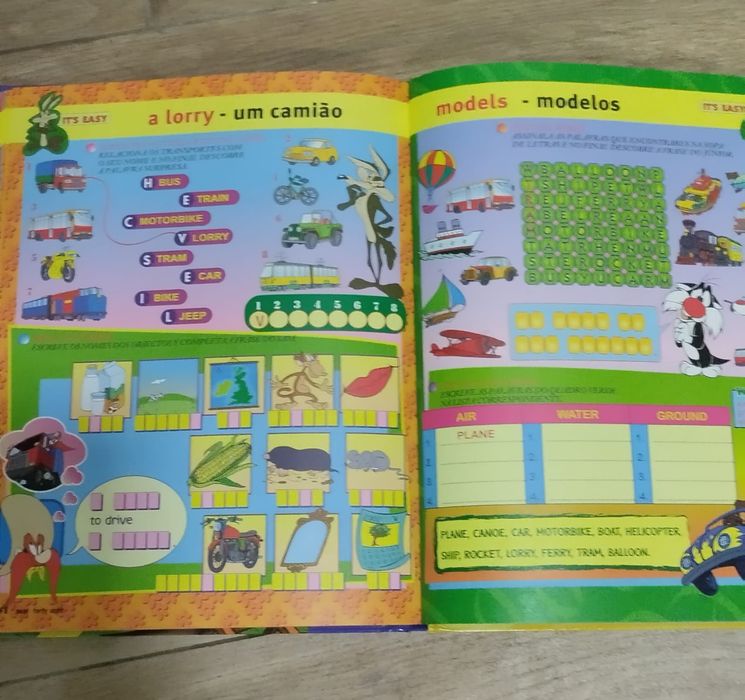 Coleção livros Looney tunes em inglês