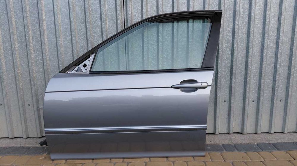 Drzwi Lewy przód bmw e46 sedan kombi kolor Silbergrau metallic A08/7