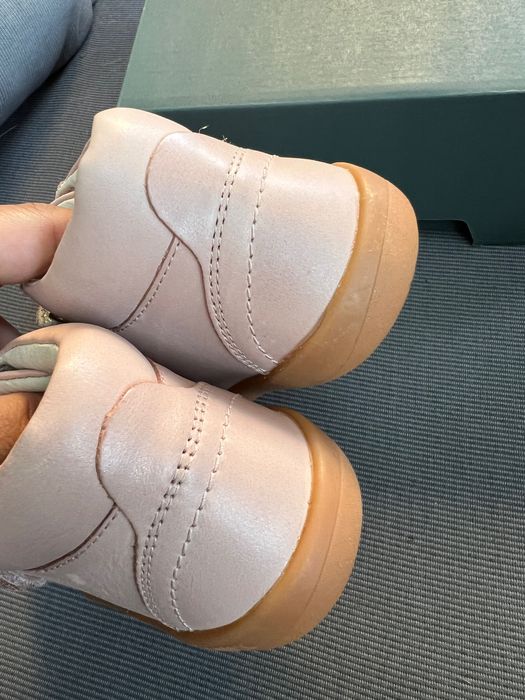 trzewiki skórzane Bobux Timber różowe puder  za kostkę roz 29/19,3 cm