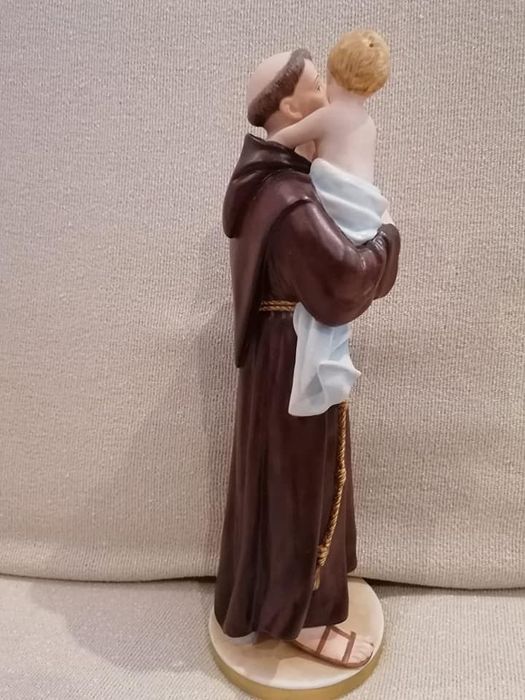 Escultura em Biscuit - Santo Antonio Trajes Regionais, Vista Alegre