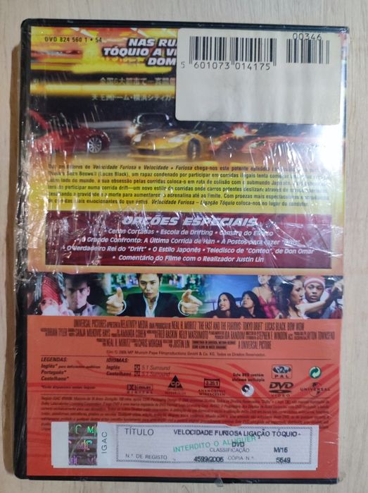 DVD Velocidade Furiosa: Ligação Tóquio