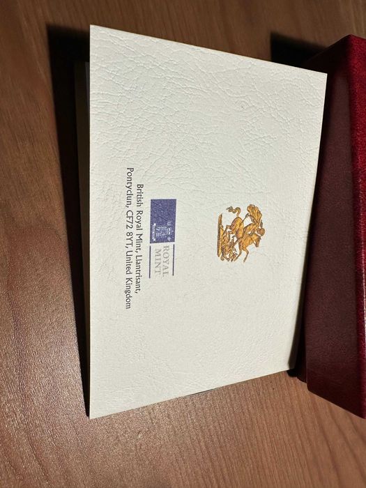 Moeda ouro Proof Half Sovereign 2000 UK