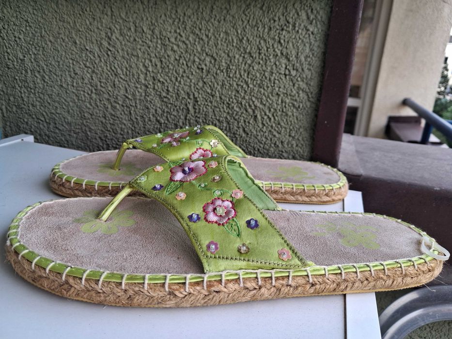 Klapki boho nowe