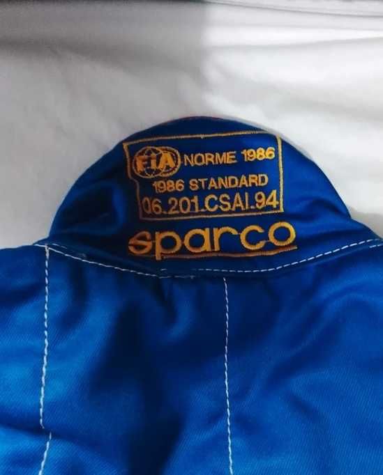 Fato Sparco Azul FIA