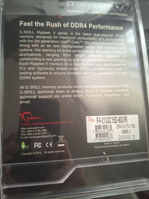 G skill ddr4 8gbs