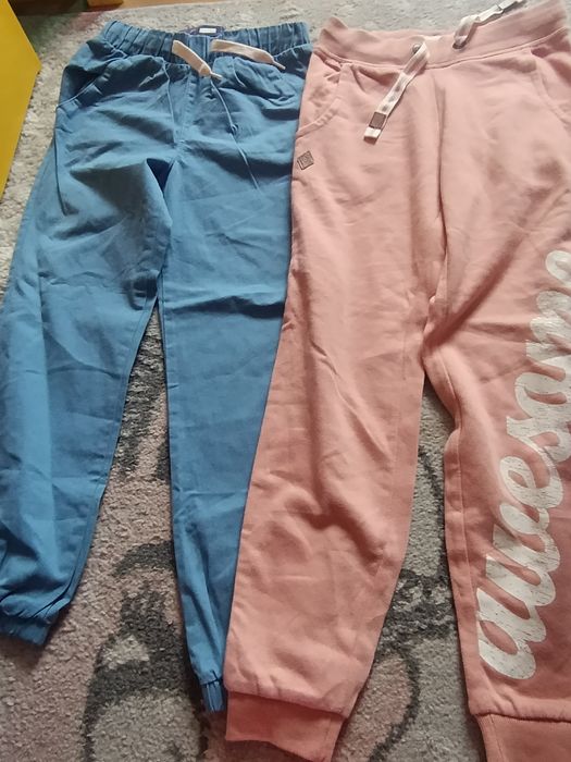 Komplet dwóch par nowych spodni 122/128 cm, lupilu