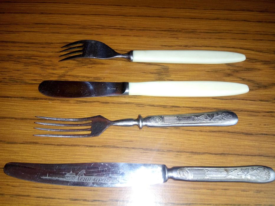 Набор мельхиоровый булат-СССР
