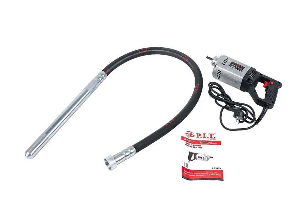 Вібратор бетону ущільнювач PIT булава 1.5 м, 1400Вт 6600об вибратор